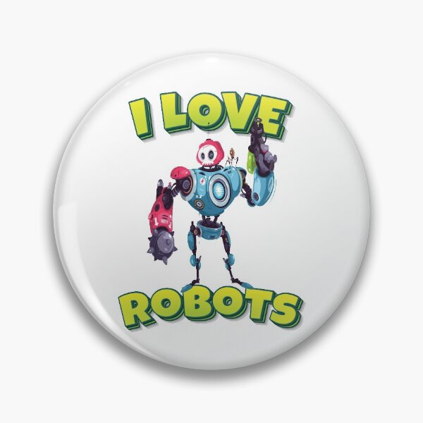 Artikelvorschau, Ich liebe Roboter entworfen und verkauft von ProjectRobotics.