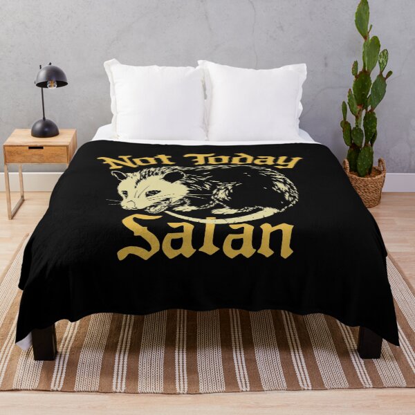 Item preview, Funny Not Today Satan Screaming possum designed and sold by HarveyJade.