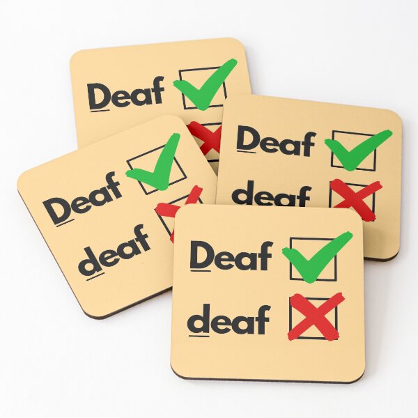 Item preview, It's Deaf with capital "D"! designed and sold by Vatazumet.