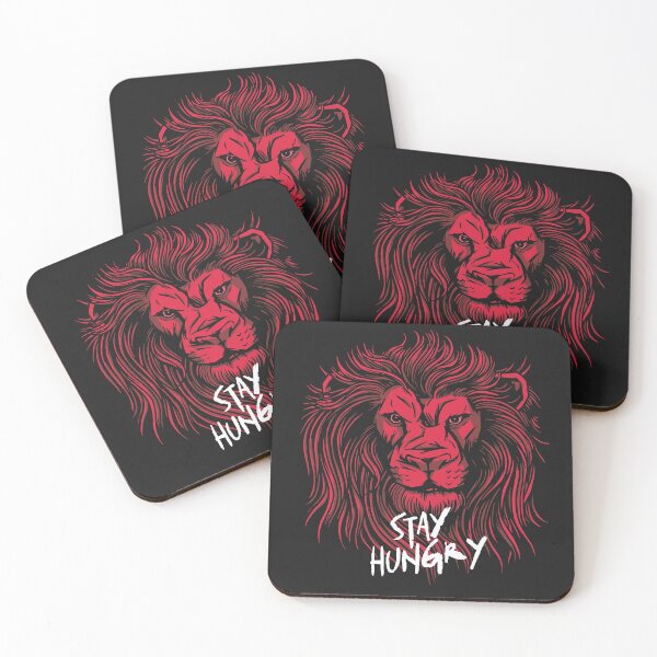 Item preview, Stay Hungry Lion Head Quote Design designed and sold by Steve Yao.