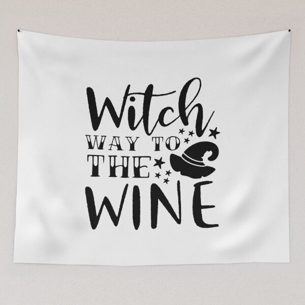 Item preview,  Witch Way To The Wine Witches Hat & Spider designed and sold by charaf19.