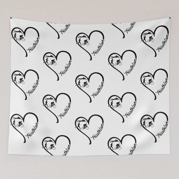 Item preview, Triathlon heart designed and sold by tuyetnhung98.