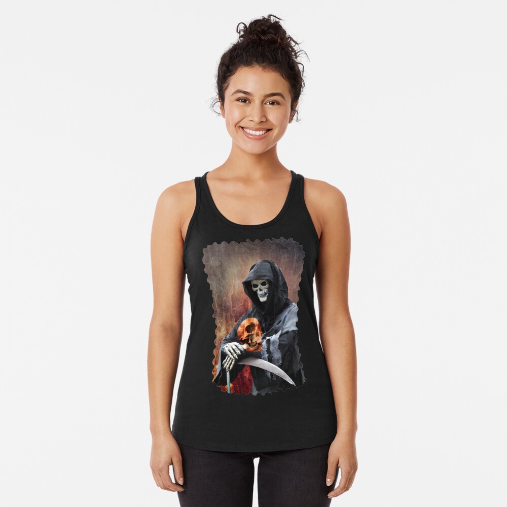 The Grim Reaper Racerback Tank Top