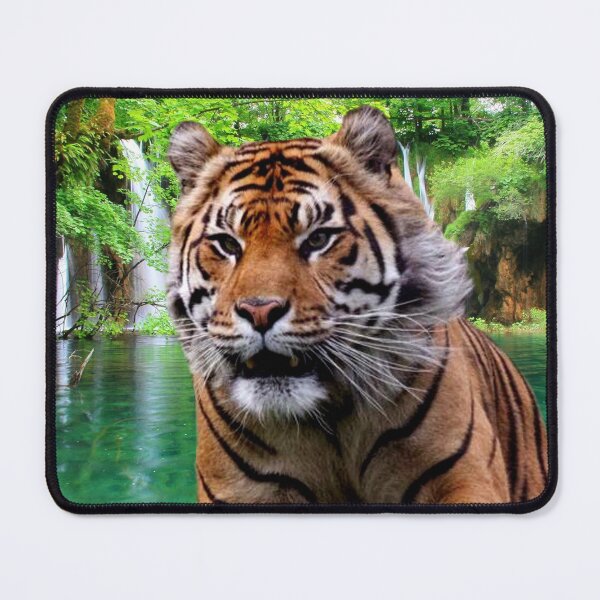 Item preview, Tiger and Waterfall designed and sold by Erika Kaisersot.