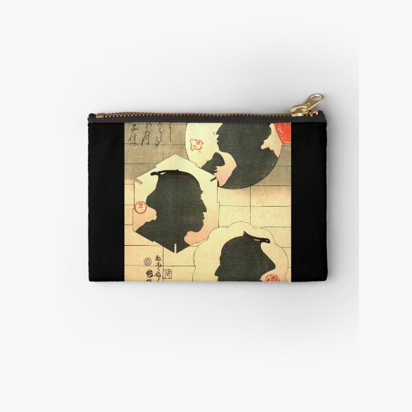Item preview, Kabuki Actors Silhouette - Japanese Woodcut Prints designed and sold by mosgol.