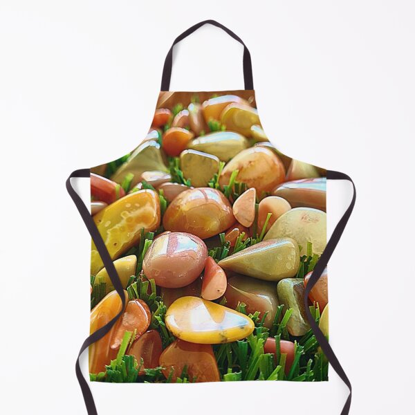 Item preview, Beautiful tumbled agates on green grass. designed and sold by TeeRayBee.