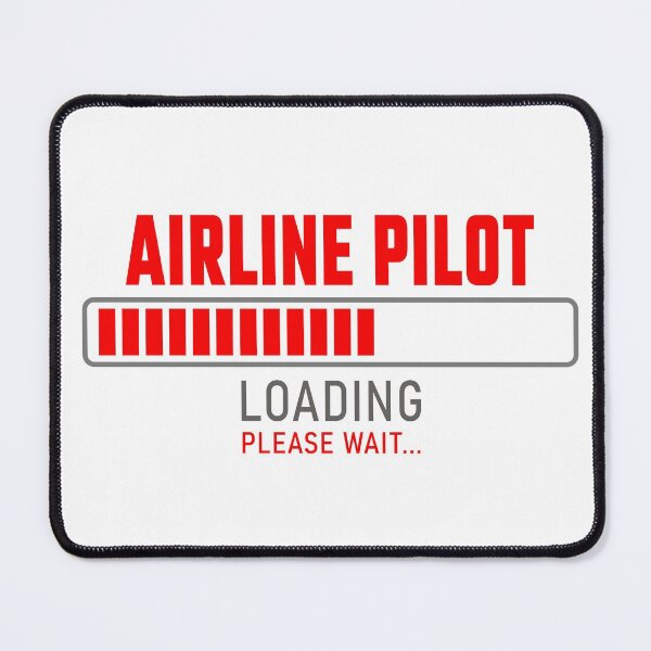 Item preview, Airline Pilot - Loading please wait designed and sold by VrajStudio.