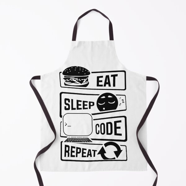 Item preview, EAT SLEEP CODE REPEAT designed and sold by Sahil Belurkar.