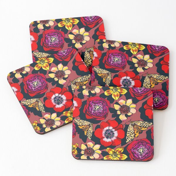 Item preview, Moths and Gathered Wildflowers  designed and sold by ariellemorris.