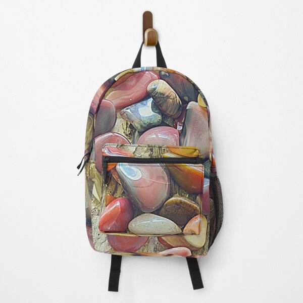 Item preview, Beautiful tumbled agates on gum tree Bark designed and sold by TeeRayBee.