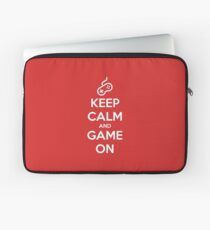 Keep Calm And Game On Laptop Sleeve
