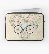 I Love My Bike Laptop Sleeve
