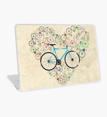 I Love My Bike Laptop Skin