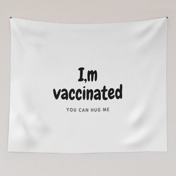 Item preview, i'm vaccinated you can hug me  designed and sold by SwifTech.