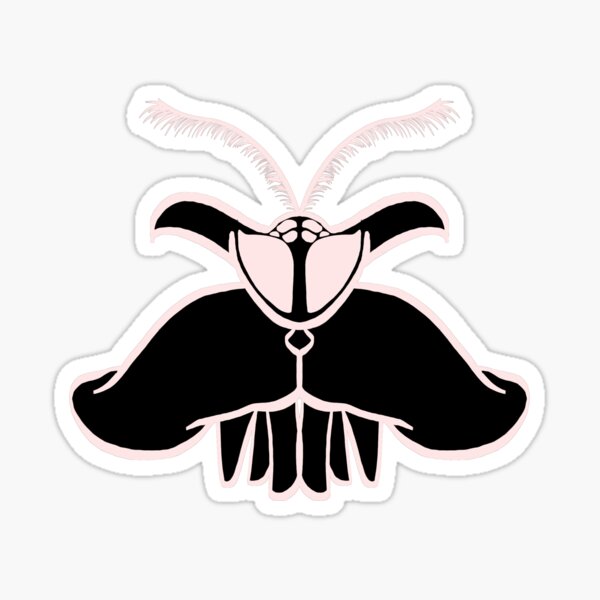 Strange moth creature Sticker