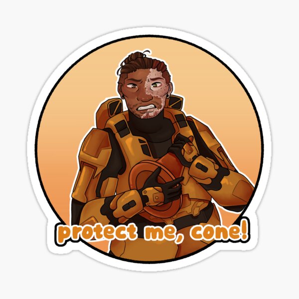 RVB: Grif 'protect me, cone!'  Sticker