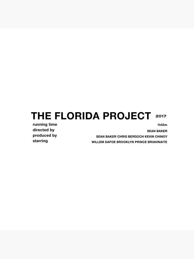 Discover THE FLORIDA PROJECT Premium Matte Vertical Poster