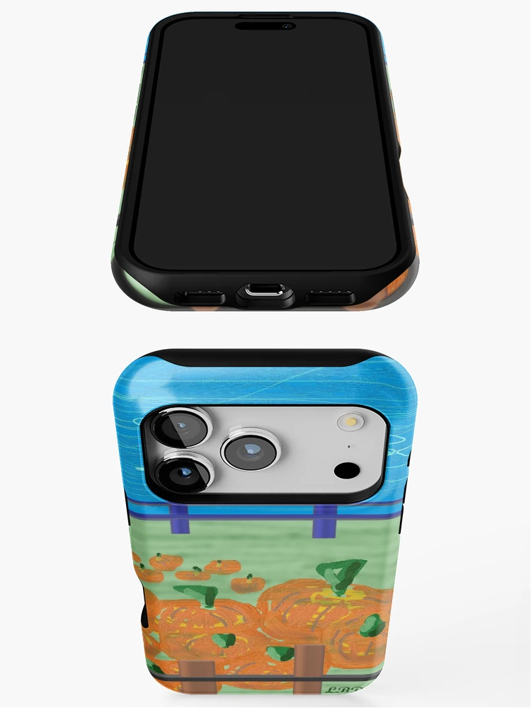 Thumbnail 3 of 4, iPhone Case, Pumpkin Patch The Ranch designed and sold by RBLBDesigns.