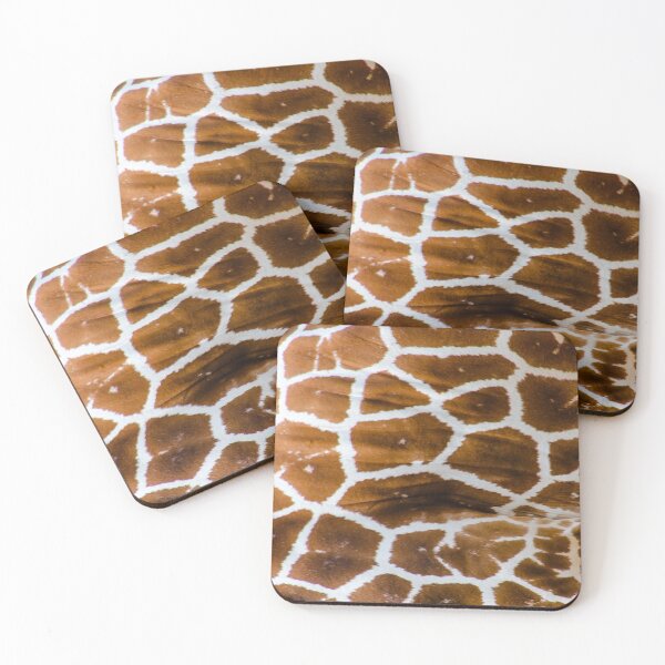 Item preview, Giraffe Skin Pattern Bed Sheet Design designed and sold by PodiShawna.