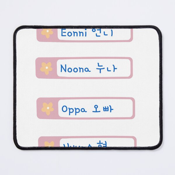 Item preview, Korean Labels, Noona, Eonni, Oppa, Hyung designed and sold by Kdramaspot.