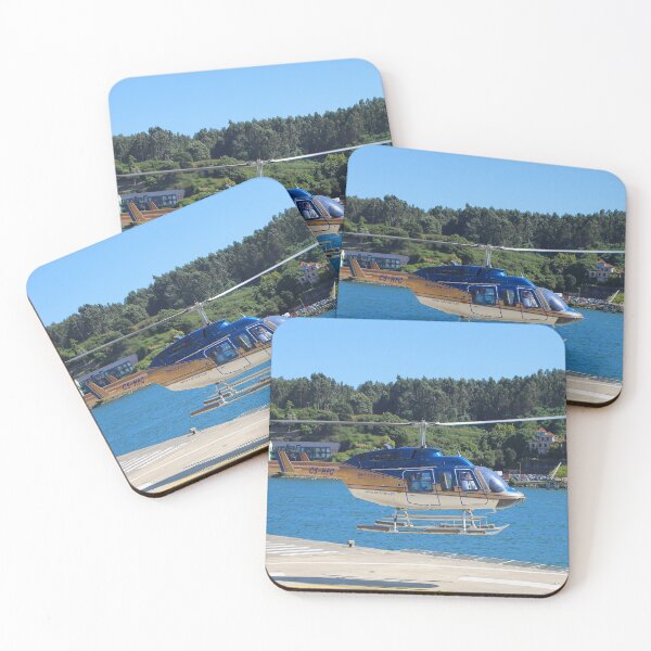 Item preview, Blue, gold and white helicopter, Portugal designed and sold by FranWest.