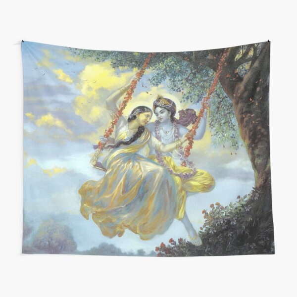 Krishna and Radha Tapestry
