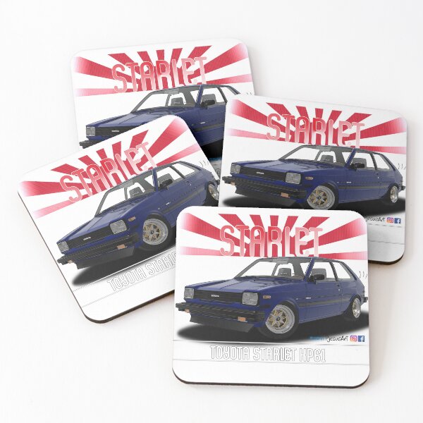 Item preview, Toyota Starlet KP61 Blue designed and sold by pjesusartrb.