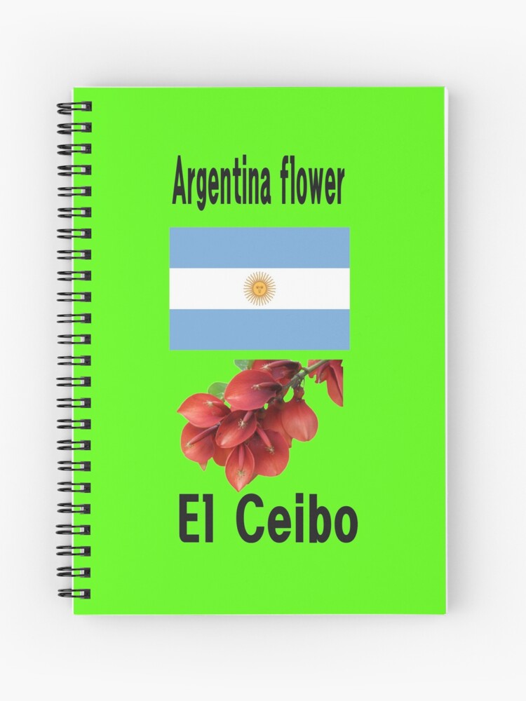 Cuaderno de espiral «Flor Argentina El Ceibo» de mostheristore | Redbubble