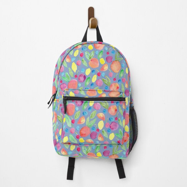 Item preview, Light Blue Colourful Watercolour Summer Fruit designed and sold by Lozzie Eliza Designs.