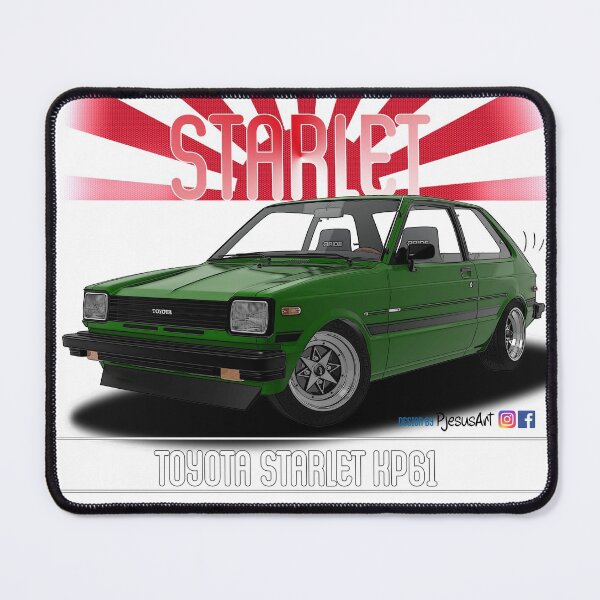 Item preview, Toyota Starlet KP61 Green designed and sold by pjesusartrb.