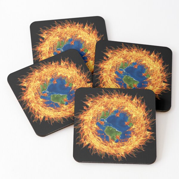 Item preview, Burning Planet Earth designed and sold by Focal-Art.