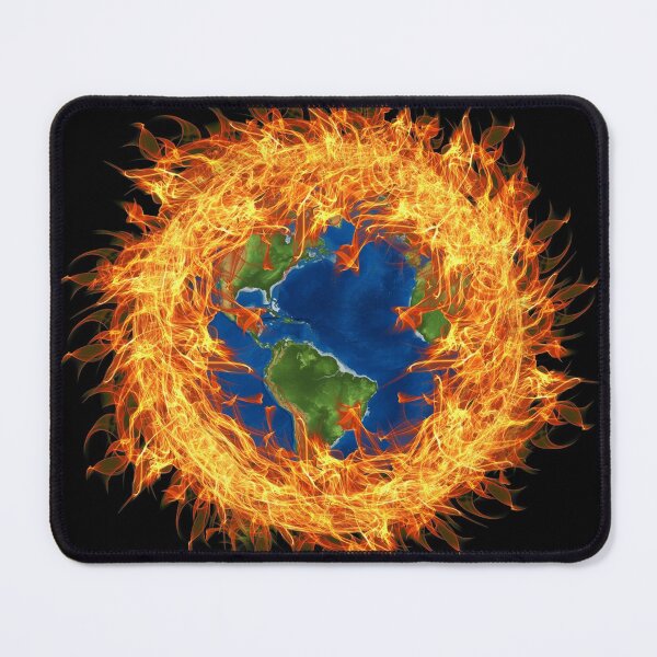 Item preview, Burning Planet Earth designed and sold by Focal-Art.