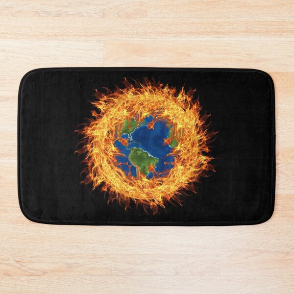 Item preview, Burning Planet Earth designed and sold by Focal-Art.