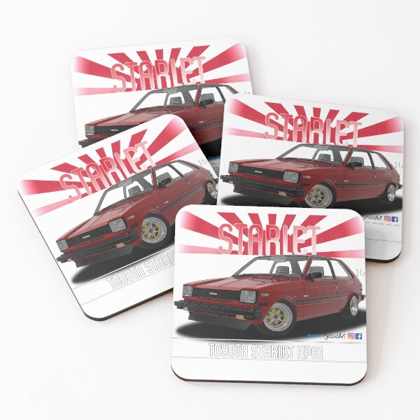 Item preview, Toyota Starlet KP61 Red designed and sold by pjesusartrb.