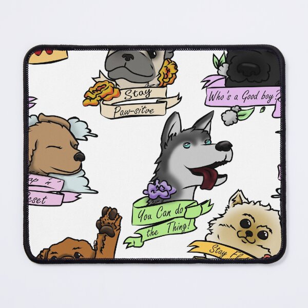 Item preview, Motivational doggos Pattern designed and sold by Churi.