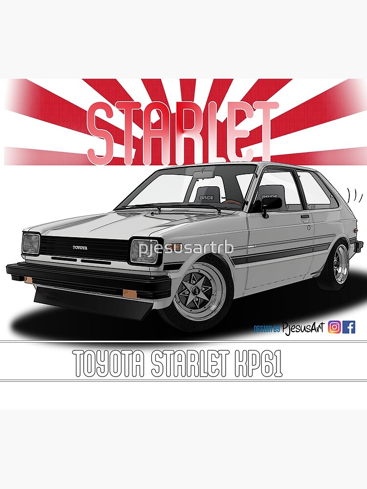 Toyota Starlet KP61 White