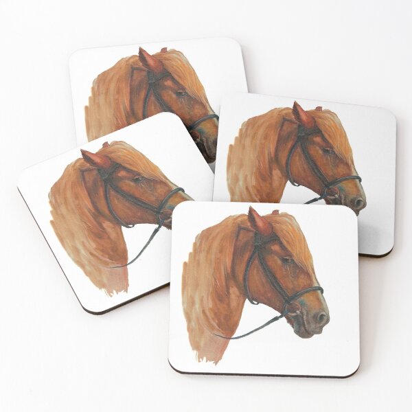 Item preview,  Horse Head. I love horse. Wild horse. Brown horse. Watercolor horse. Horse lover. designed and sold by ZheltakovaIana.