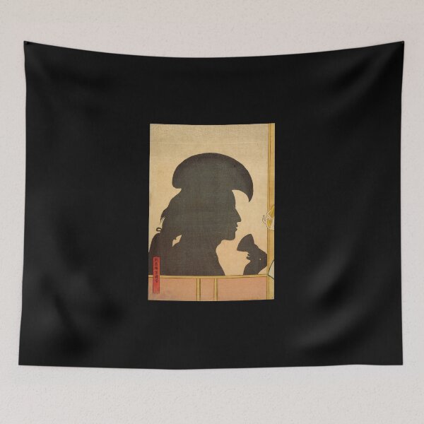 Item preview, Kabuki Actor Silhouette - Japanese Woodcut Prints designed and sold by mosgol.