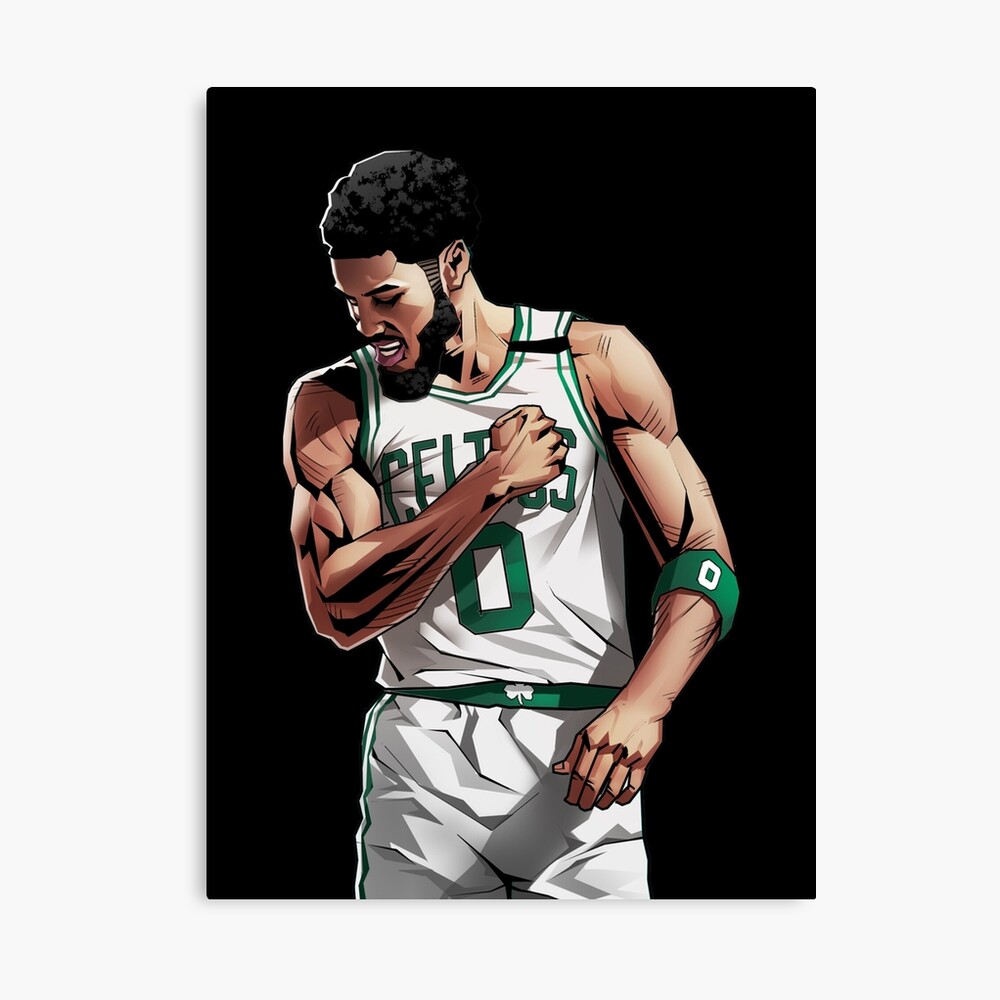 Jayson Tatum Basketball Minimalist Vector Athletes Sports Series T