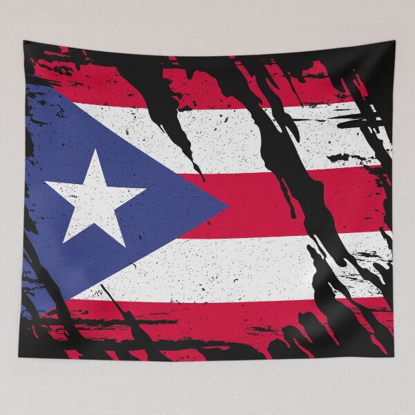 Item preview, Puerto Rico Distressed flag designed and sold by RahallusNtx.