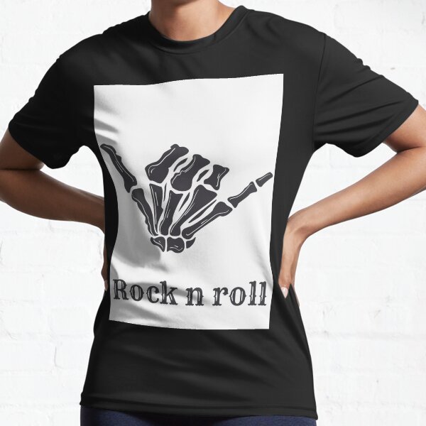 Rock n roll, happy Halloween. Active T-Shirt