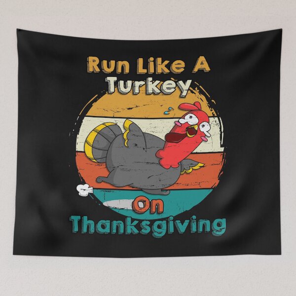 Item preview, Run Like A Turkey On Thanksgiving - Happy Thanksgiving Day designed and sold by HumbleShirt.