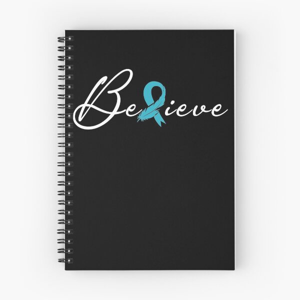 Item preview, Believe Ovarian Cancer Shirt, Ovarian Cancer Awareness, Ovarian Cancer Warrior, Ovarian Cancer Fighter, Ovarian Cancer Support Accessories designed and sold by BibiTeeDesign.