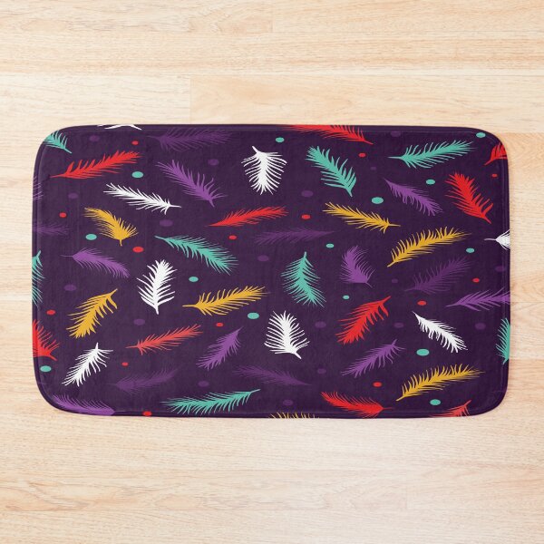 Item preview, Feathers colorful pattern seamless Home decor  designed and sold by king's Outfit.
