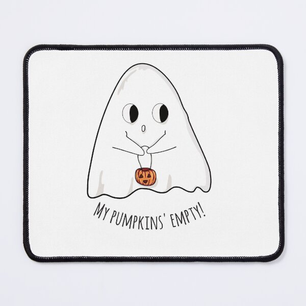 Item preview, My Pumpkins' empty! | Halloween Ghost | Cute Kawaii Ghost designed and sold by Missing In Art.