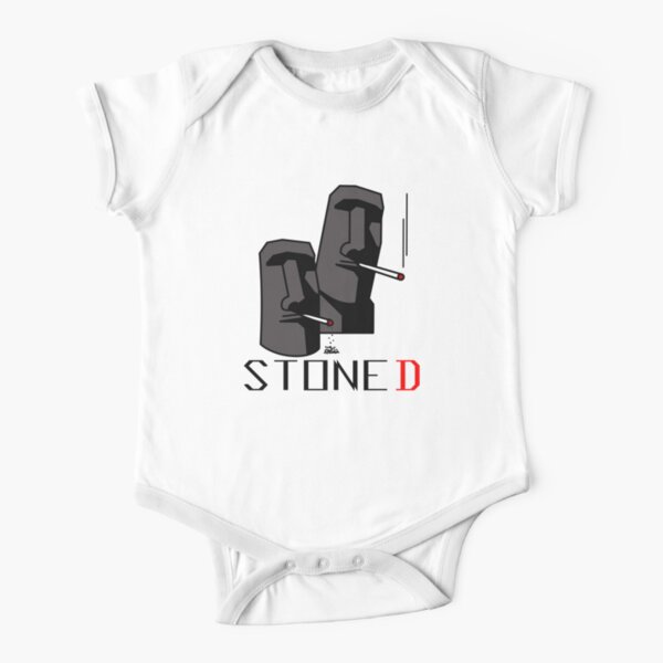 Moai Short Sleeve Baby One Piece Redbubble