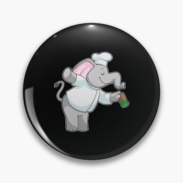 Item preview, Elephant as Chef with Salt shaker designed and sold by Snabdesign84.