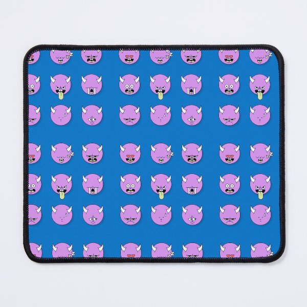 Item preview, Funky horned monster emoji sticker set designed and sold by Sarwat Reza.
