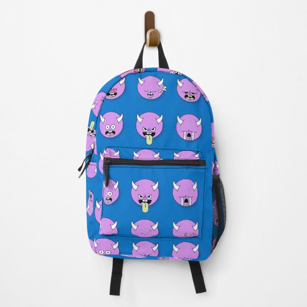 Item preview, Funky horned monster emoji sticker set designed and sold by Sarwat Reza.