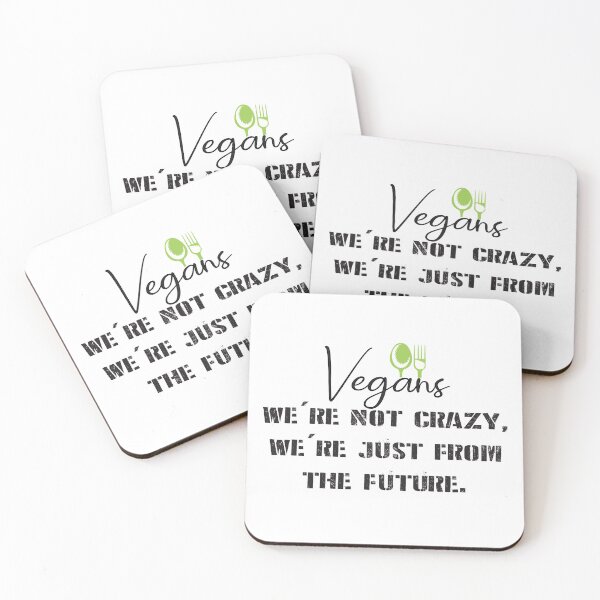 Item preview, Vegans we're not crazy, we're just from the future T-Shirt designed and sold by hamzaelmaghrani.